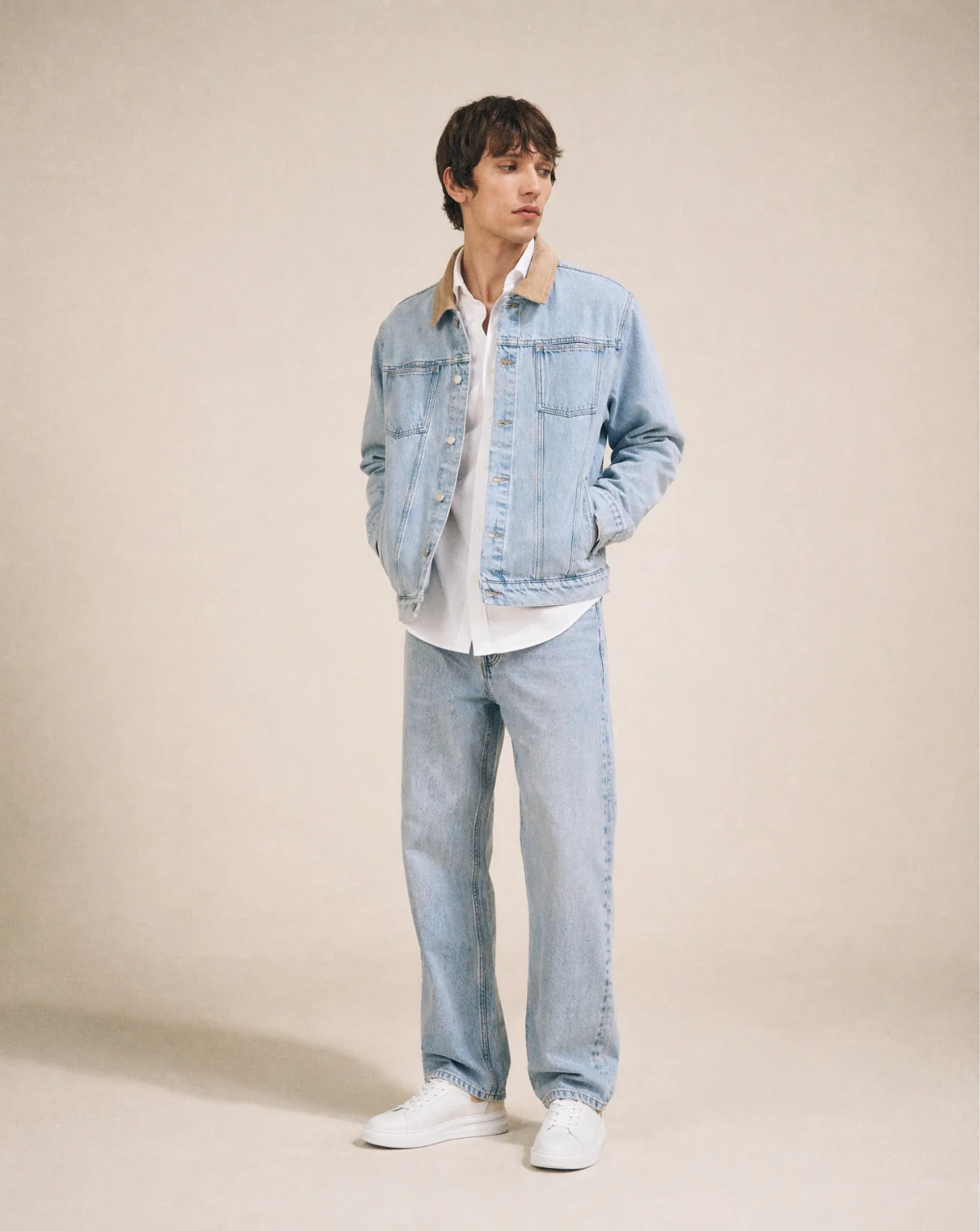Chaqueta Drole de Monsieur La Veste Jean Delavee - Image 6