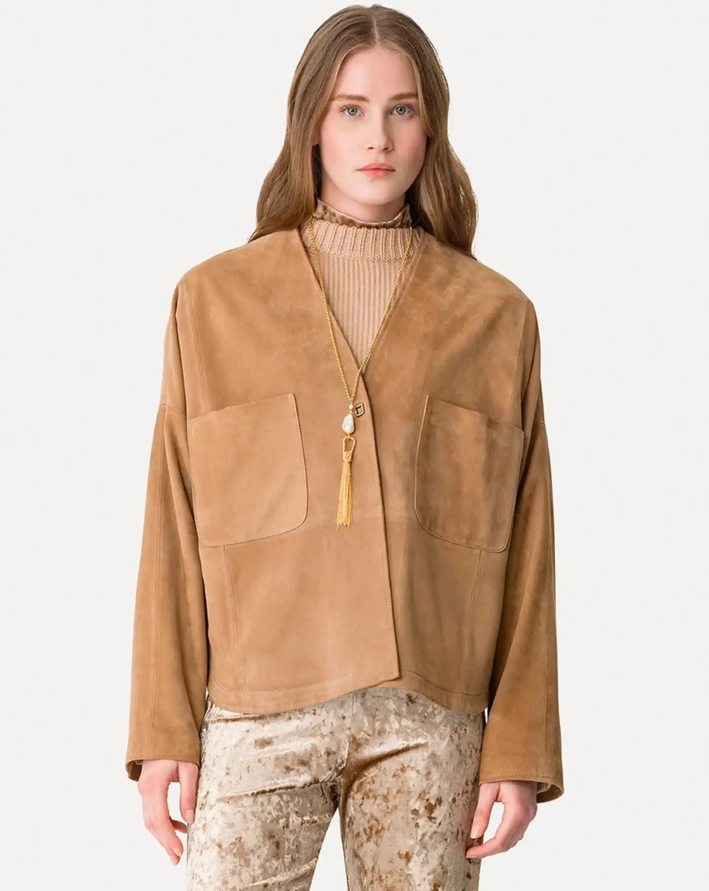 Chaqueta Forte Forte Suede Kimono - Image 2