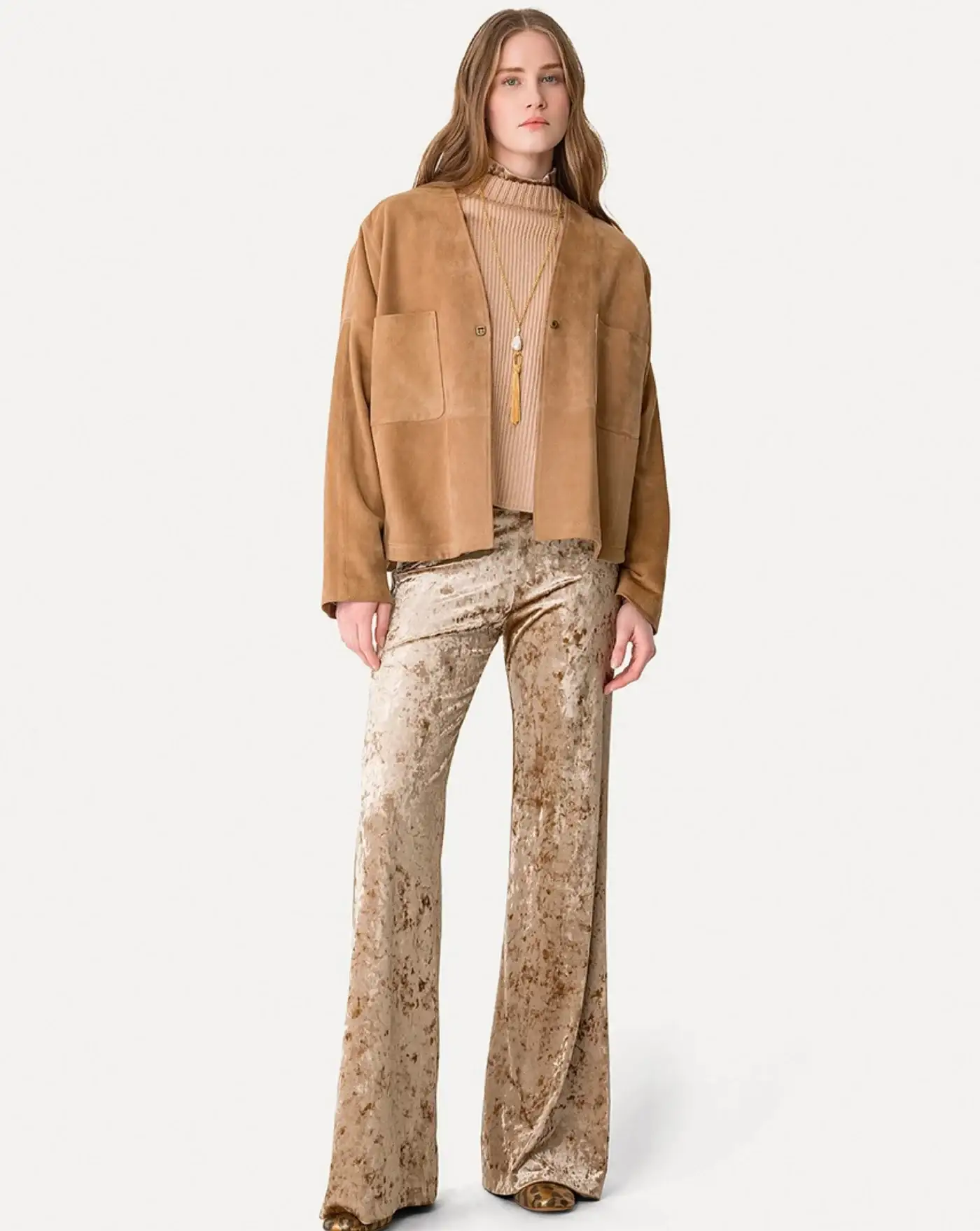 Chaqueta Forte Forte Suede Kimono - Image 5