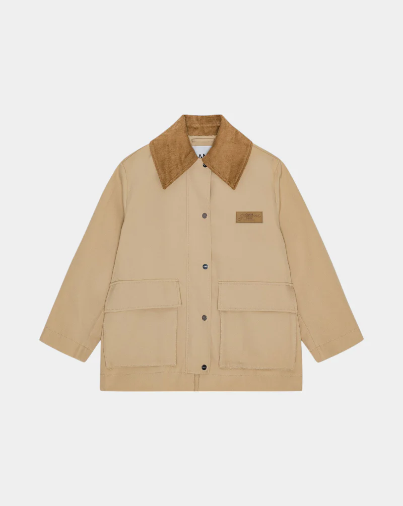 Chaqueta Ganni Heavy Twill Midi