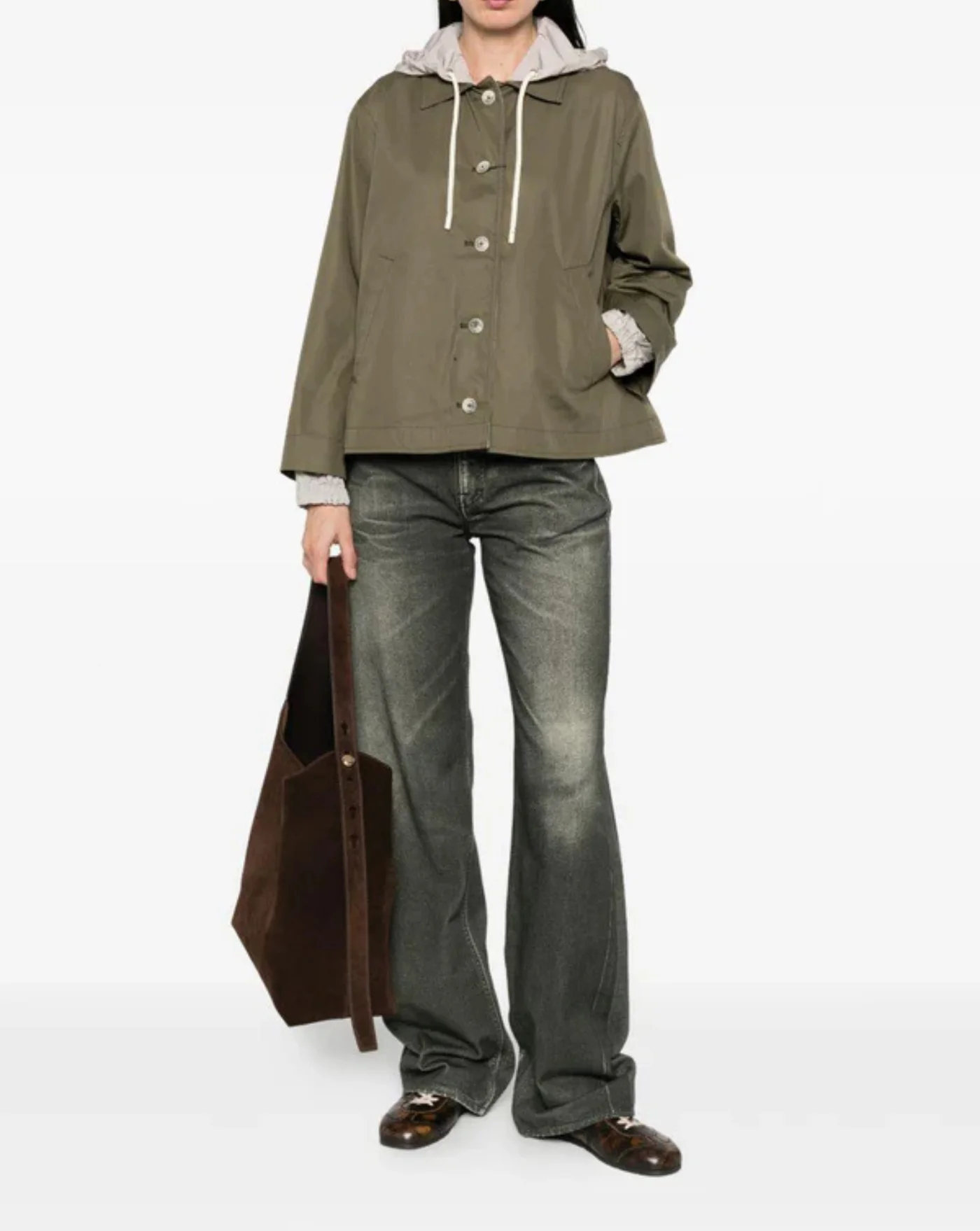 Chaqueta Herno Woven Half Coat - Image 3