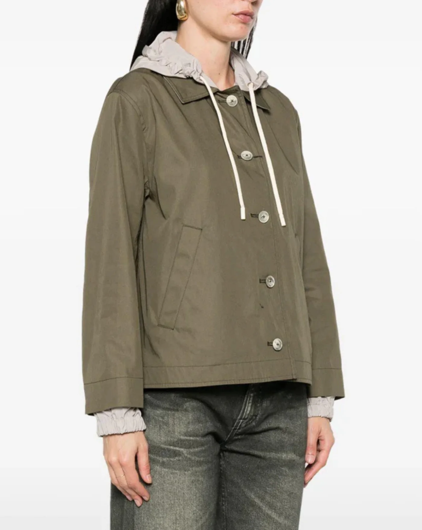 Chaqueta Herno Woven Half Coat - Image 5