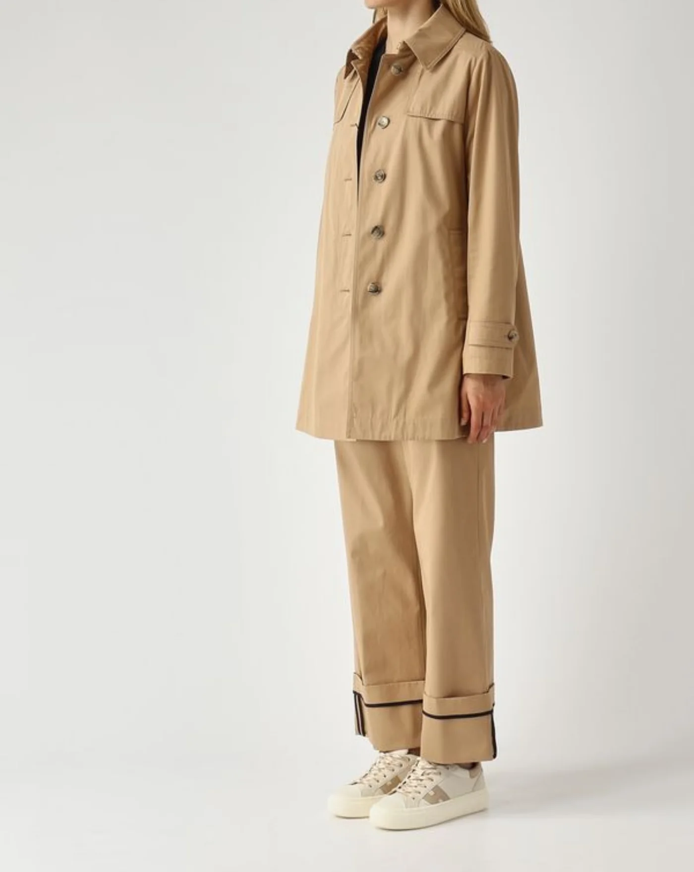 Chaqueta Herno Woven Half Coat - Image 3