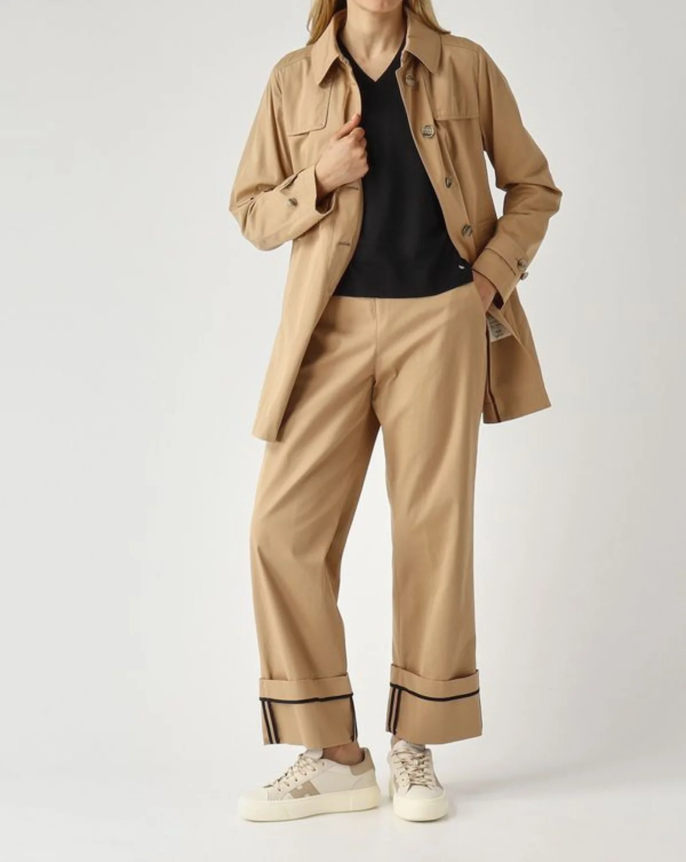 Chaqueta Herno Woven Half Coat - Image 4