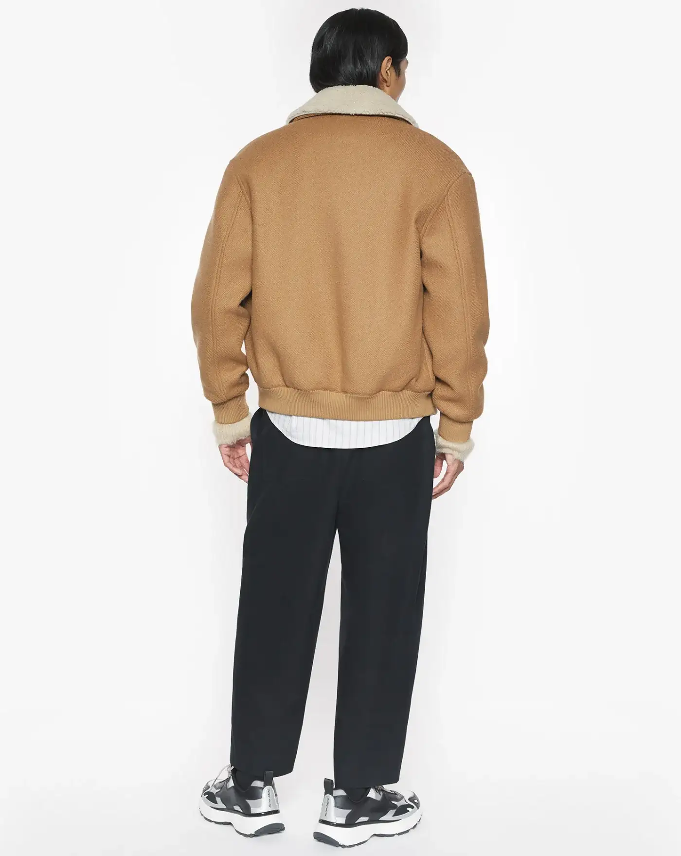 Chaqueta Maison Kitsune Shearling Collar Jacket - Image 5