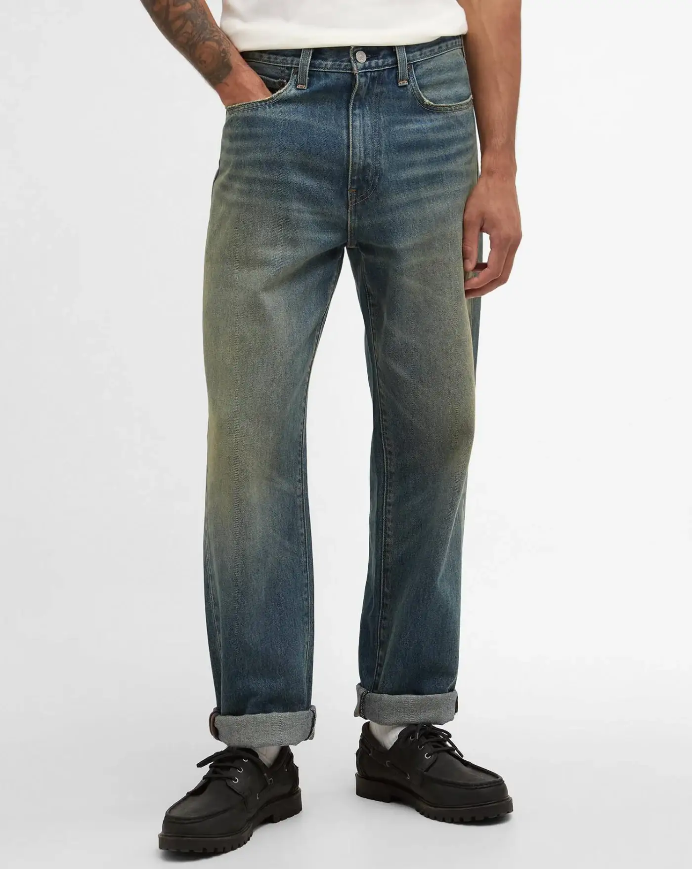 Denim Barbour x Levi's 568 Loose Jeans - Image 2