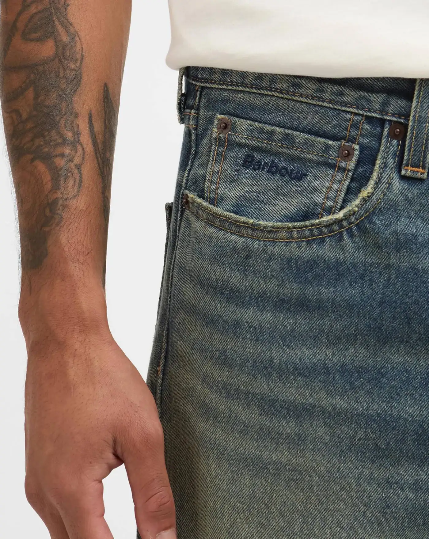 Denim Barbour x Levi's 568 Loose Jeans - Image 5