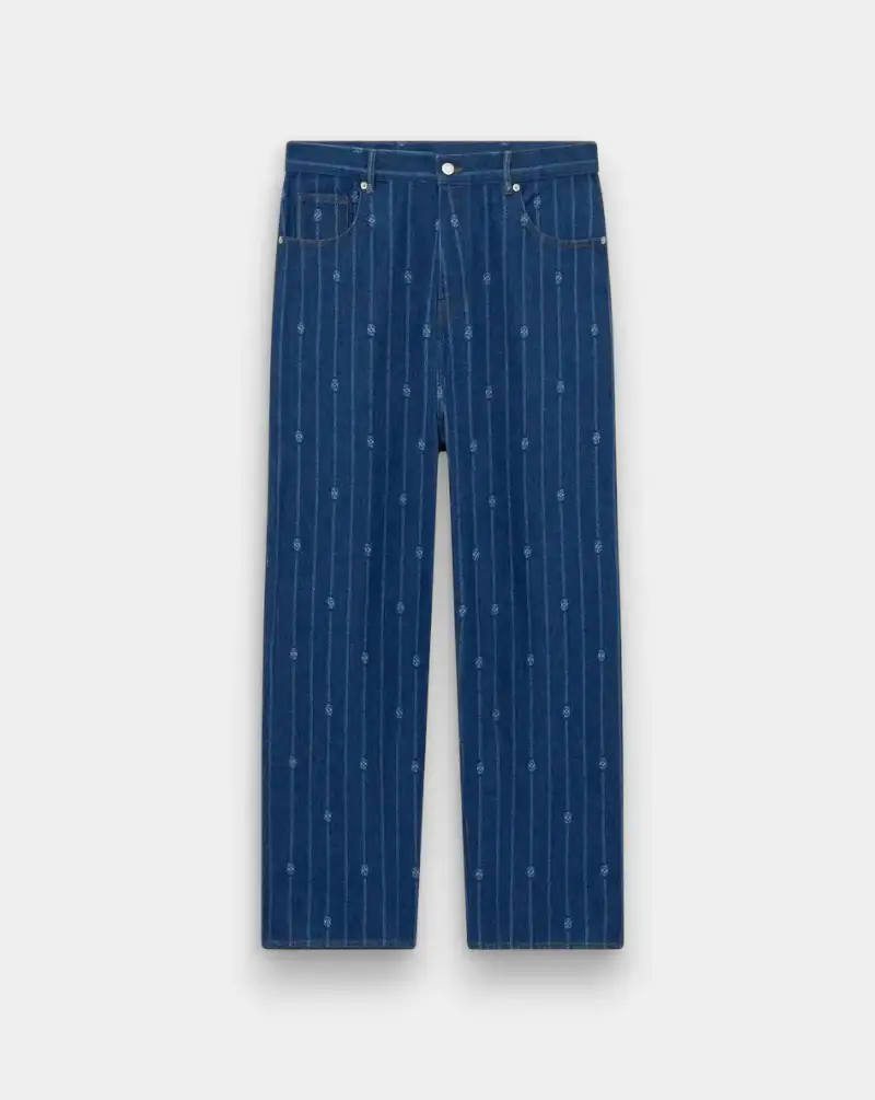 Denim Drole de Monsieur Le Jean Baggy Monogramme