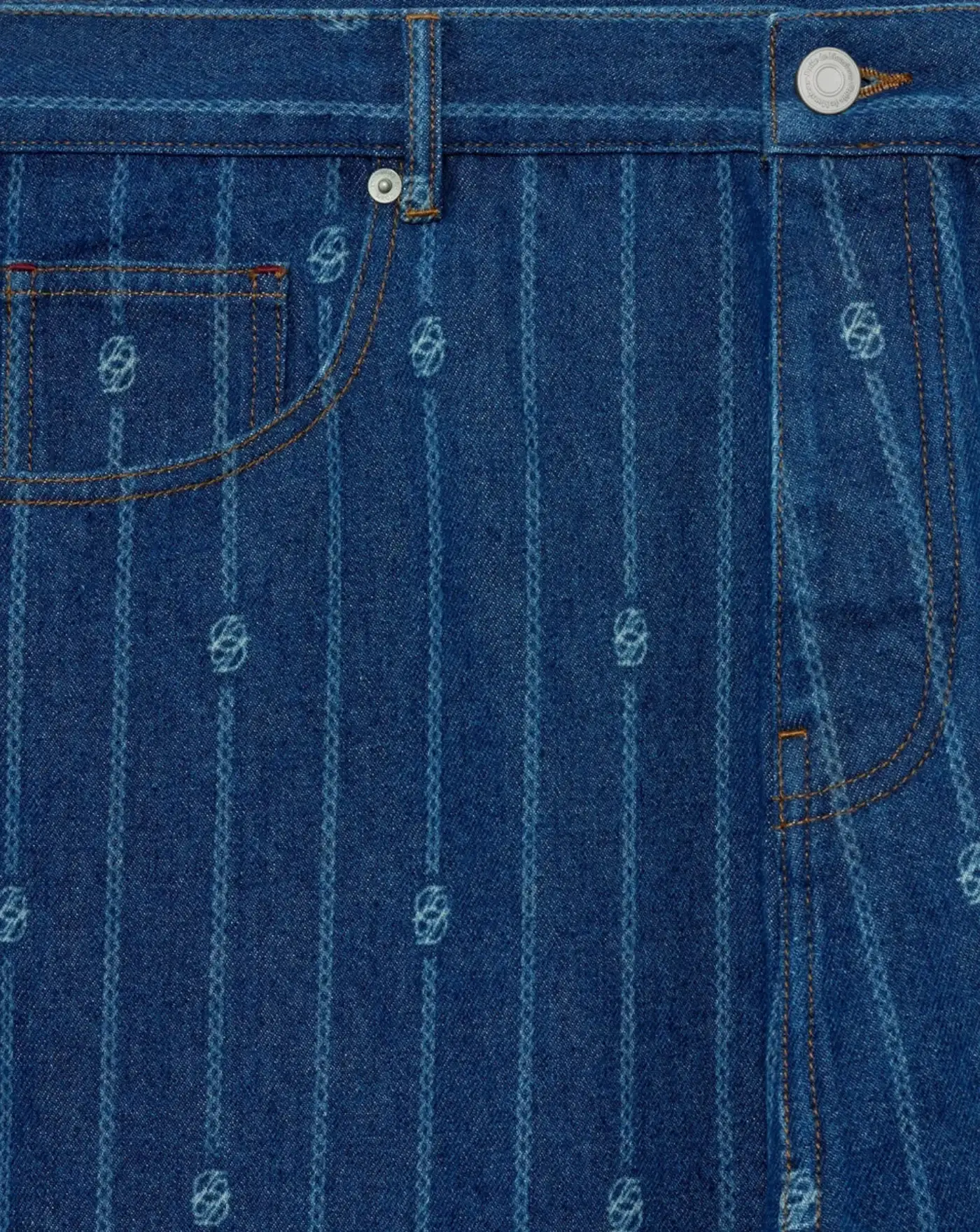 Denim Drole de Monsieur Le Jean Baggy Monogramme - Image 4