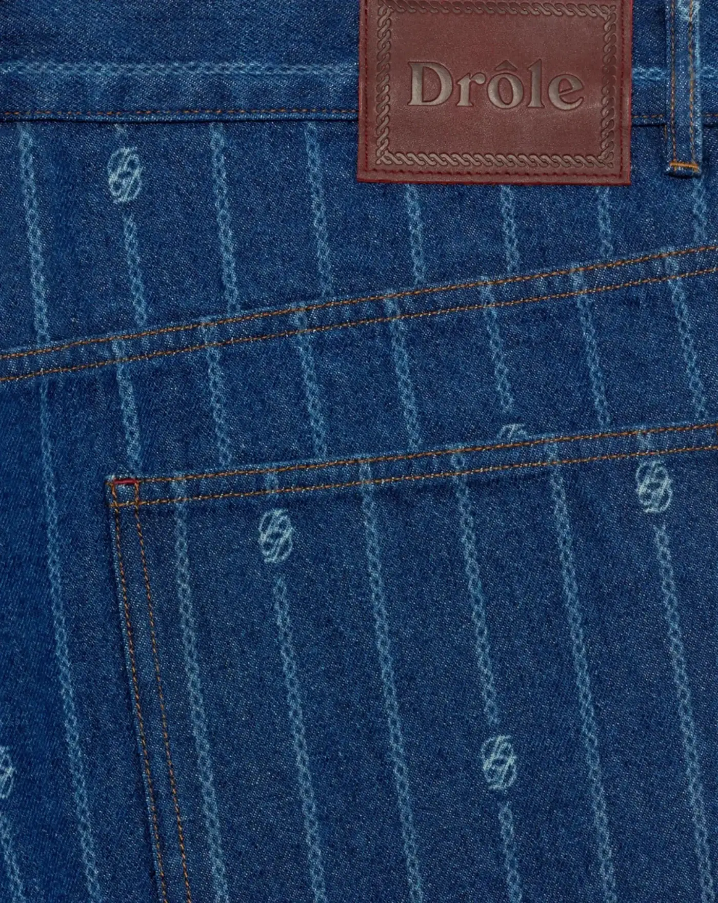 Denim Drole de Monsieur Le Jean Baggy Monogramme - Image 5