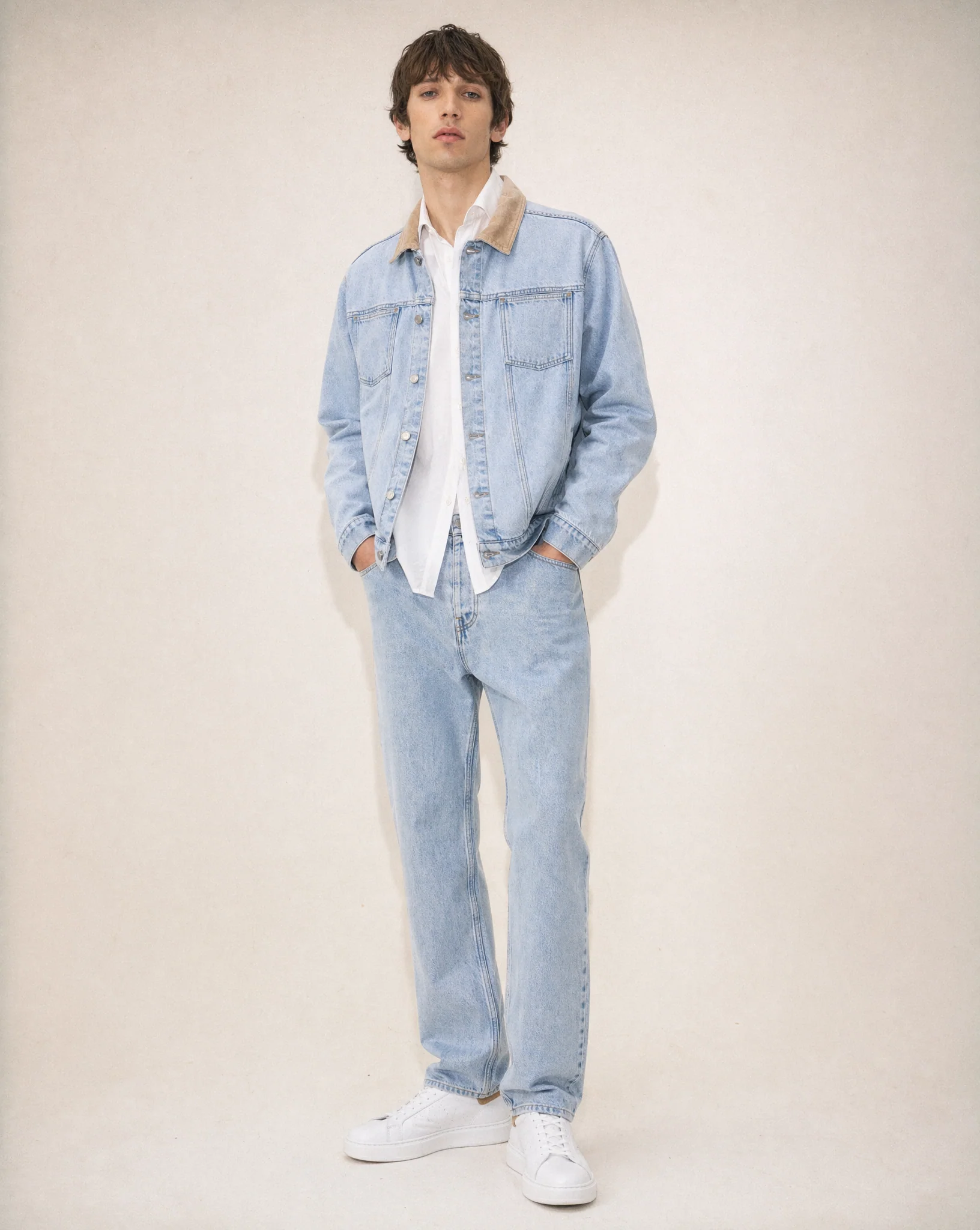 Denim Drole de Monsieur Le Jean Delave - Image 5