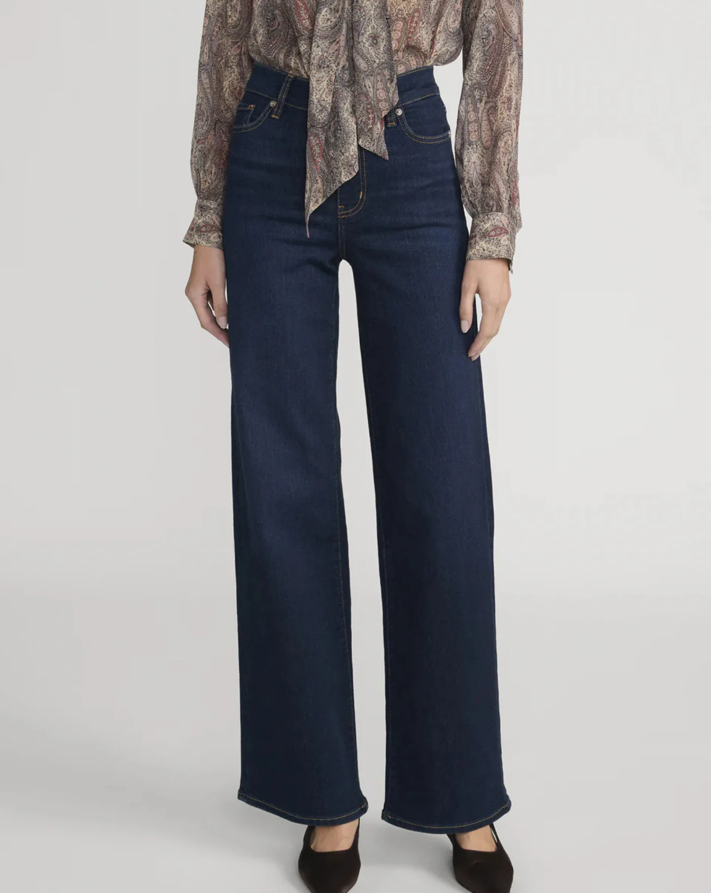 Denim Frame Le Slim Palazzo - Image 4