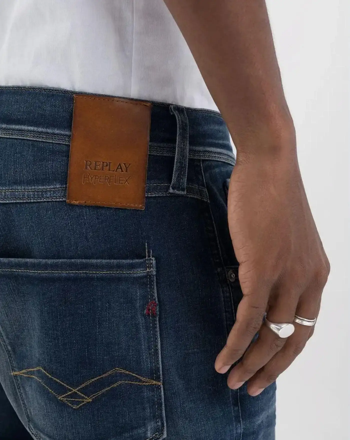 Denim Replay Anbass Hyperflex - Image 7