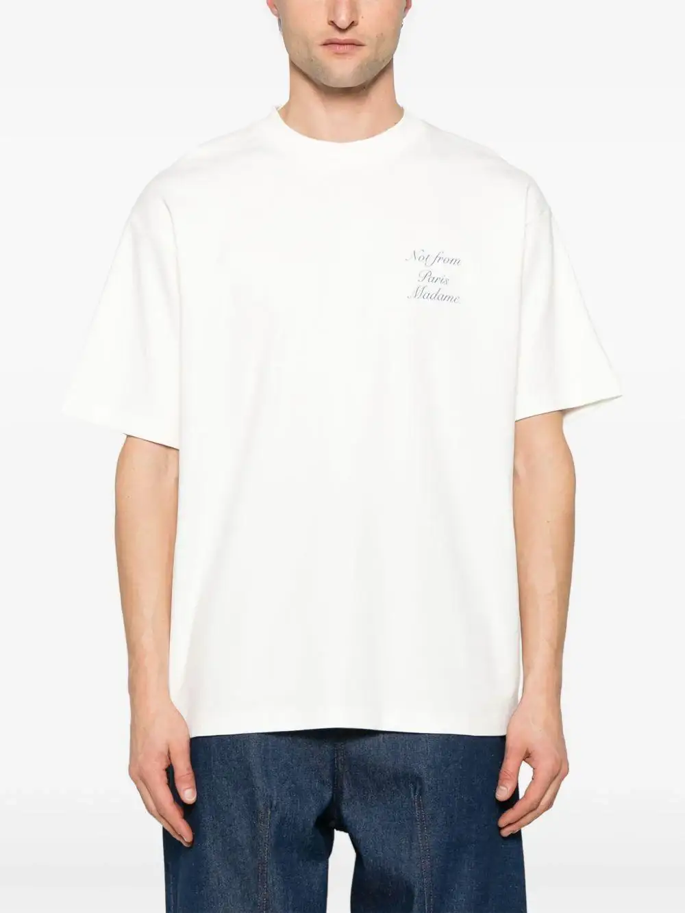 Camiseta Drole de Monsieur Le T-Shirt Slogan Cursive - Image 8