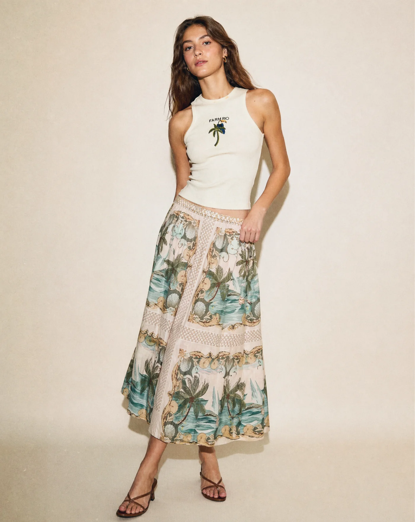 Falda Farm Rio Royal Sea Multicolor - Image 4