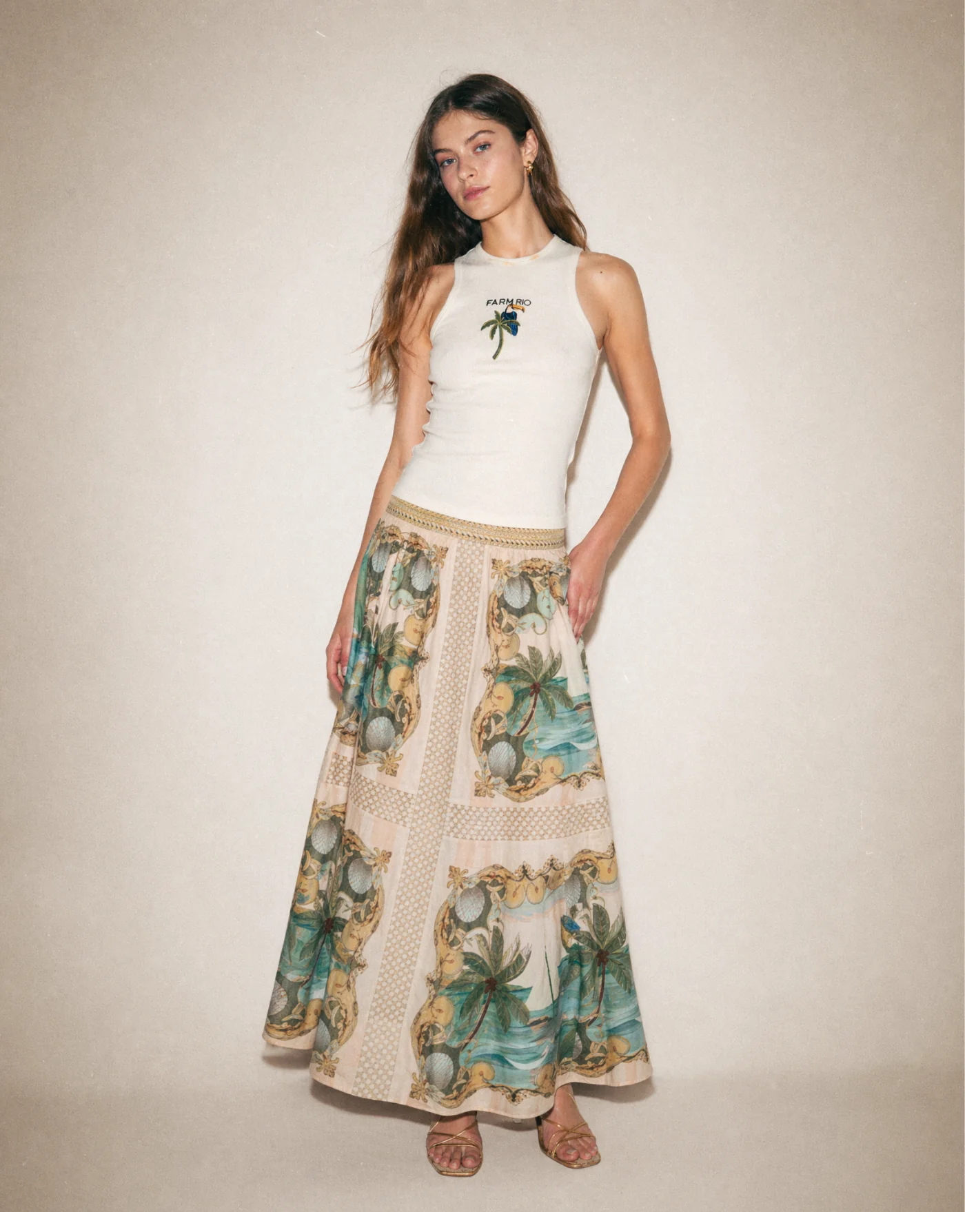 Falda Farm Rio Royal Sea Multicolor - Image 5