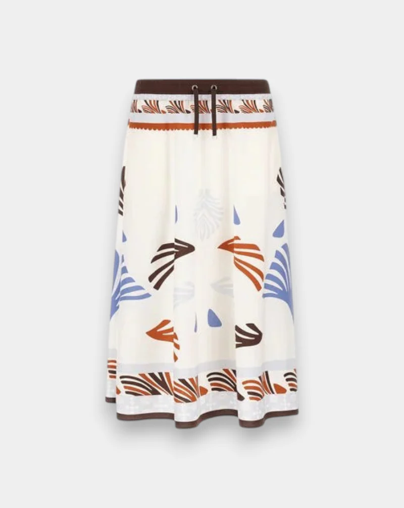 Falda Summer Print Cotton