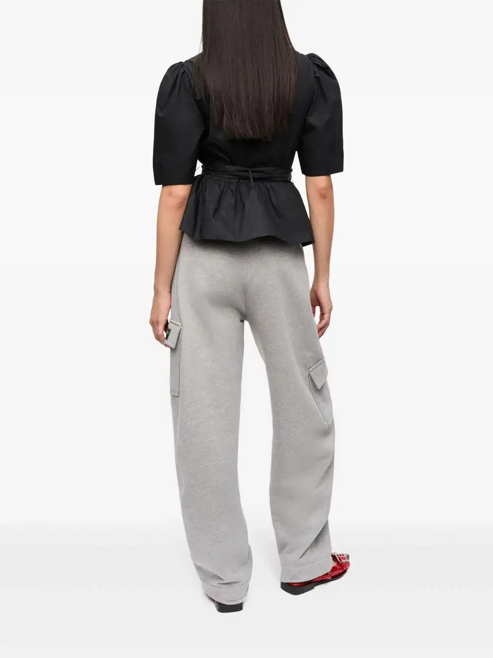 Blusa Ganni Washed Stretch Cotton - Image 12