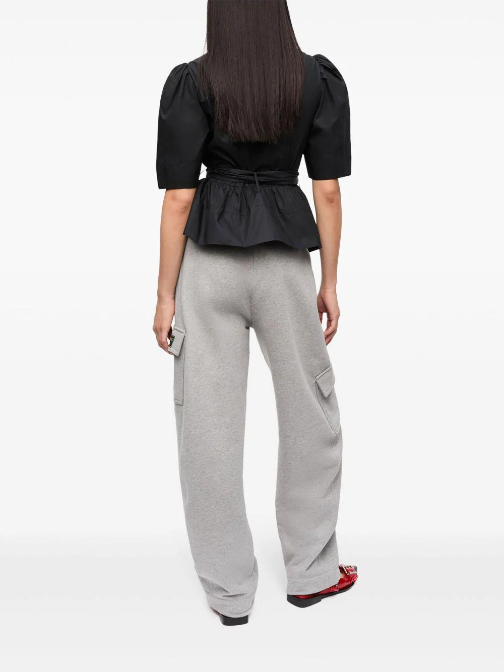 Blusa Ganni Washed Stretch Cotton - Image 3