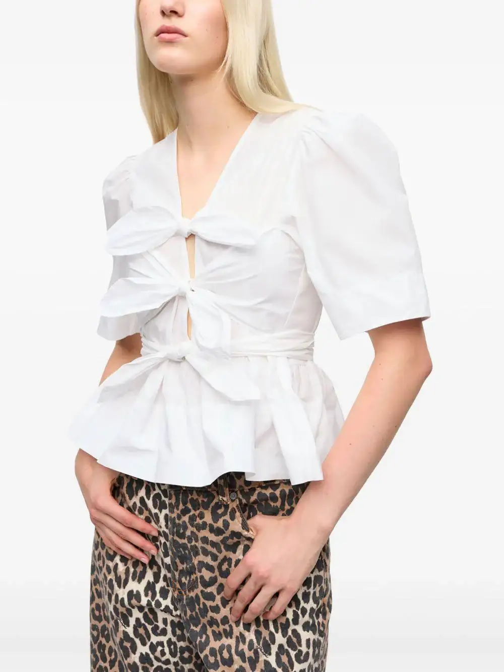 Blusa Ganni Washed Stretch - Image 9