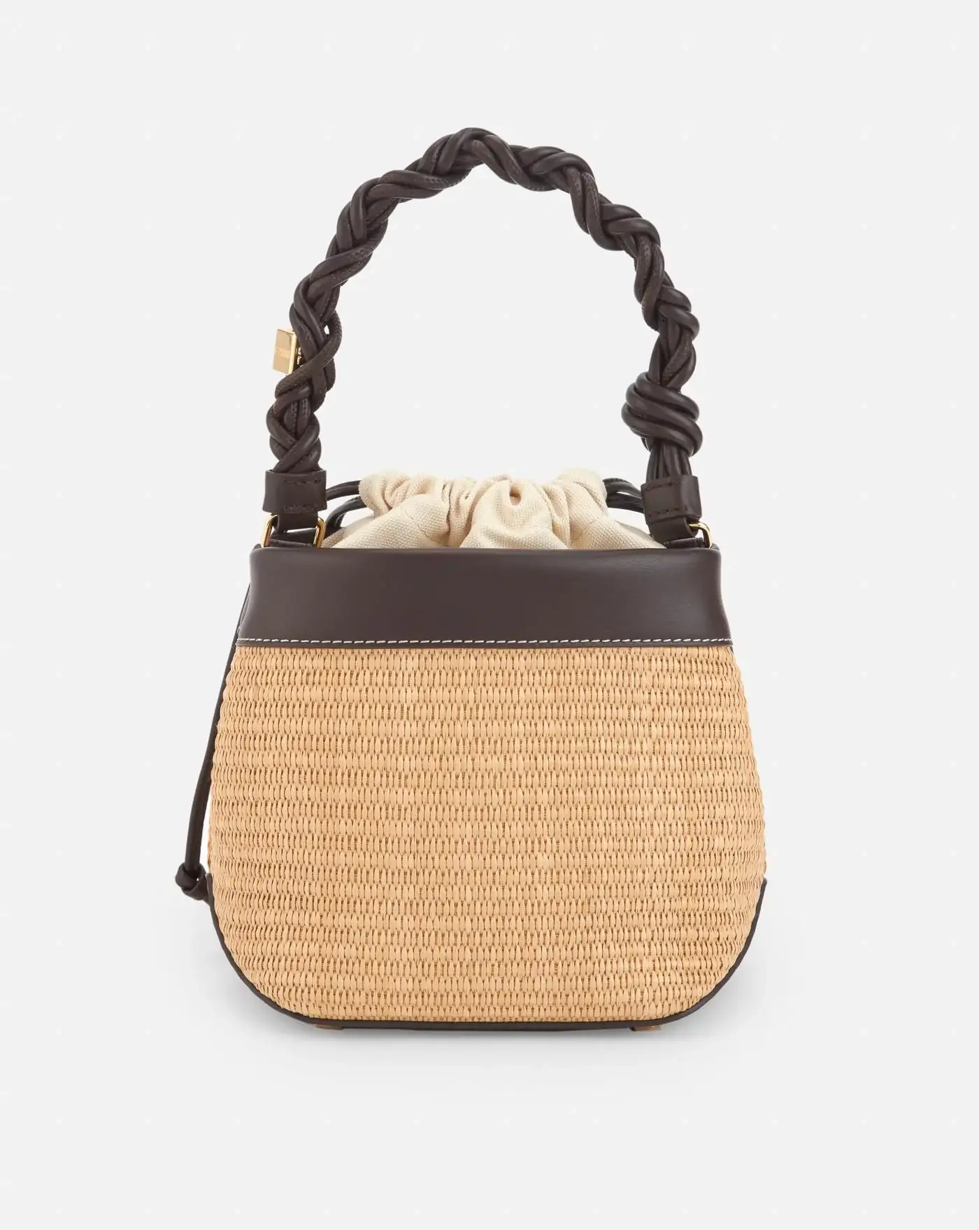 Bolso Ganni Bou Bucket Bag Raffia - Image 9