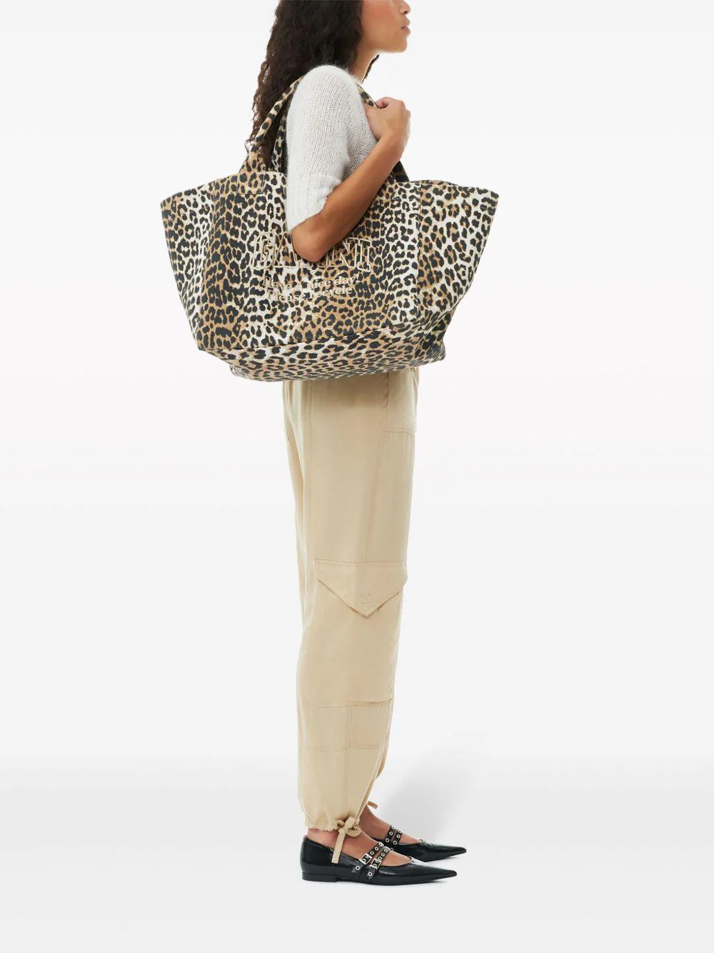 Bolso Ganni Shopper XXL Print - Image 5
