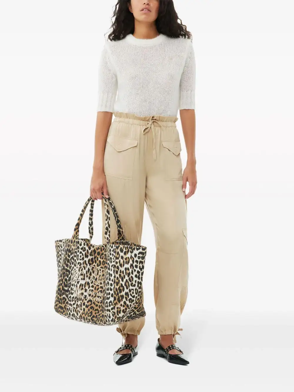 Bolso Ganni Shopper XXL Print - Image 8