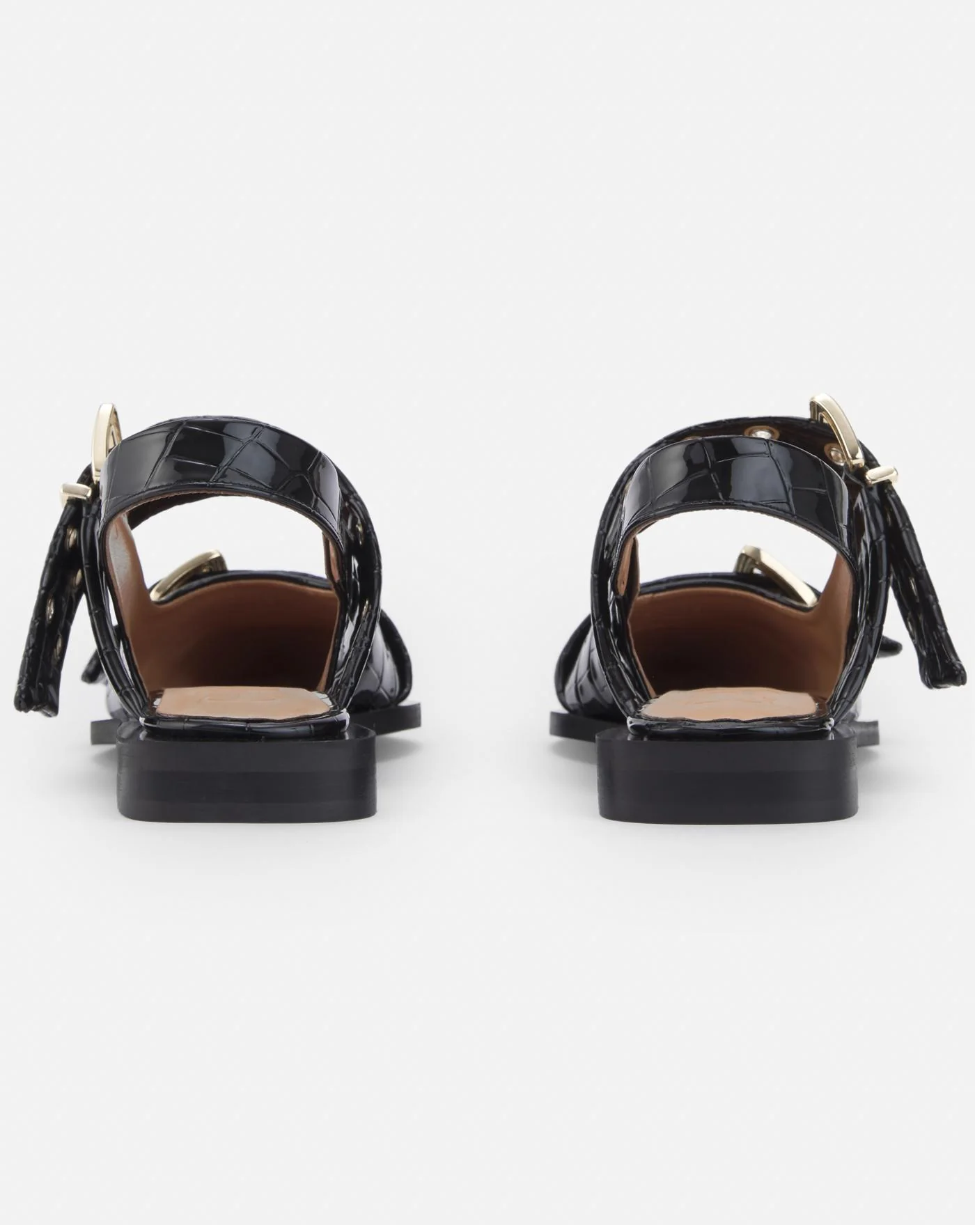Buckle Ballerina Naplack Croco - Image 4
