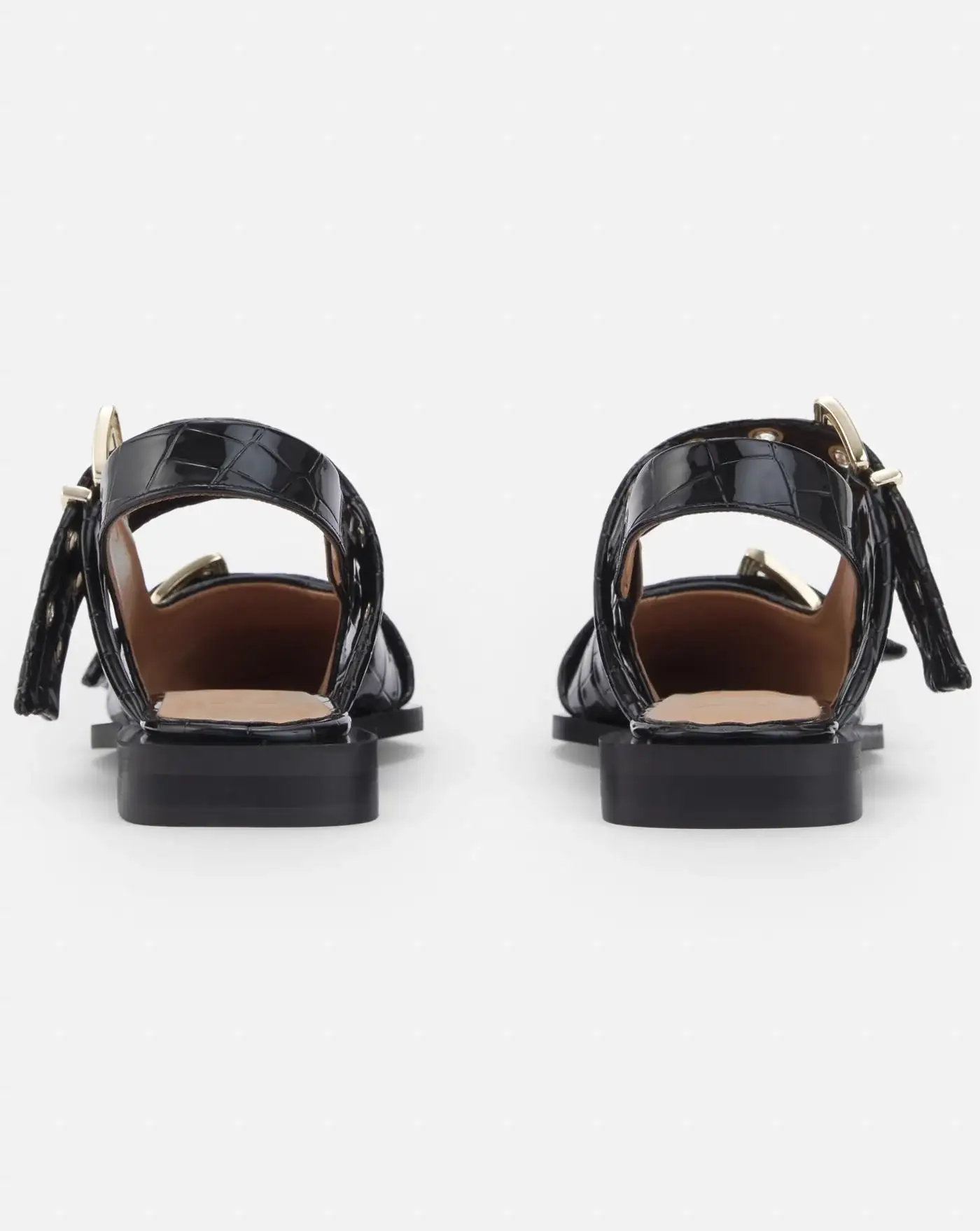 Buckle Ballerina Naplack Croco - Image 5