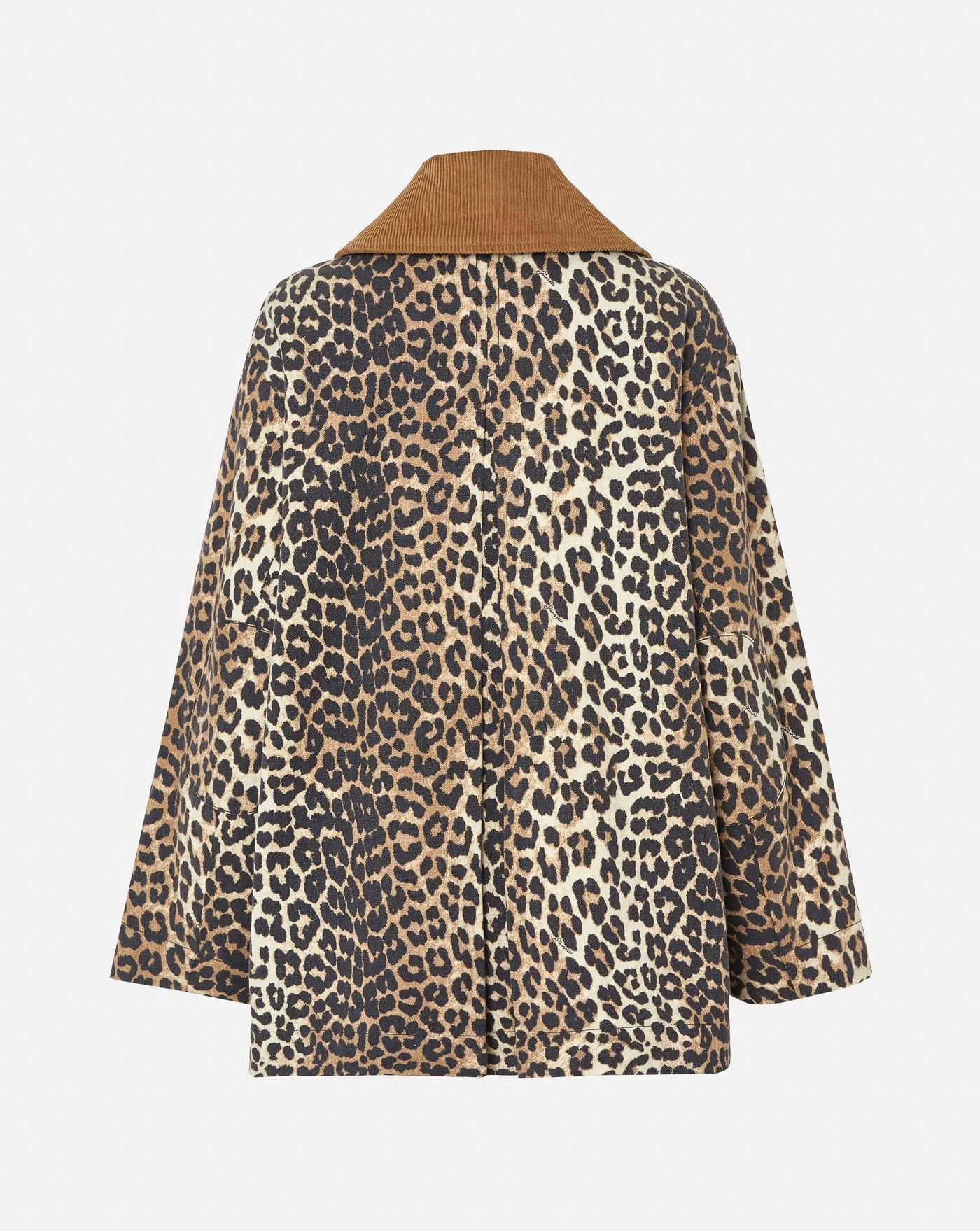 Chaqueta Ganni Printed Canvas Midi Jacket - Image 3