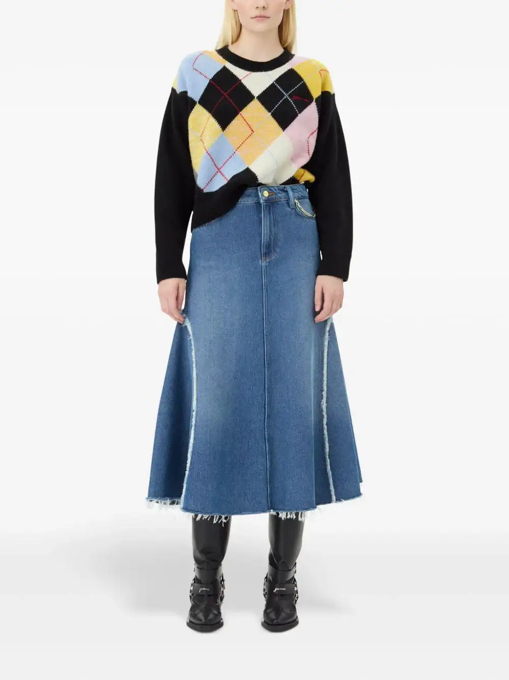 Falda Ganni Heavy Denim - Image 11