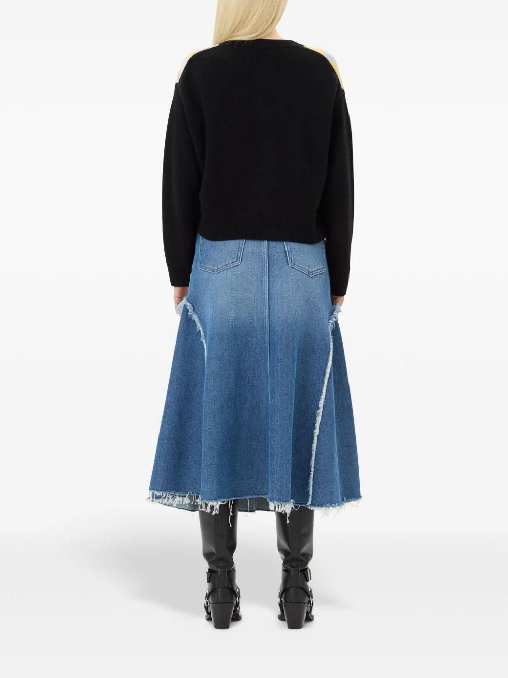 Falda Ganni Heavy Denim - Image 4