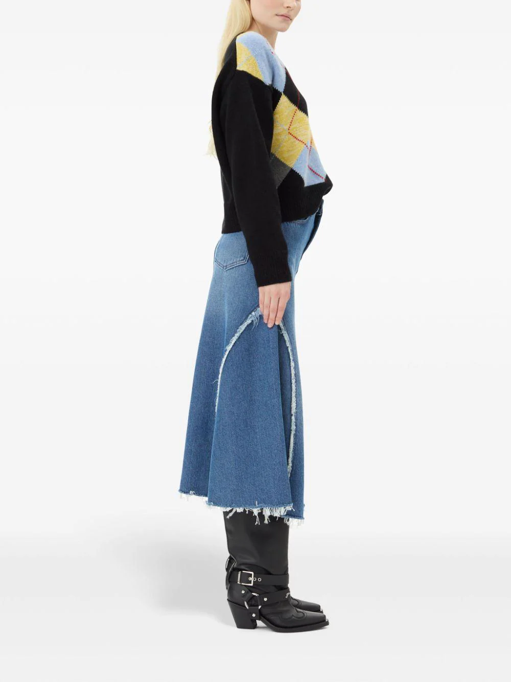 Falda Ganni Heavy Denim - Image 6