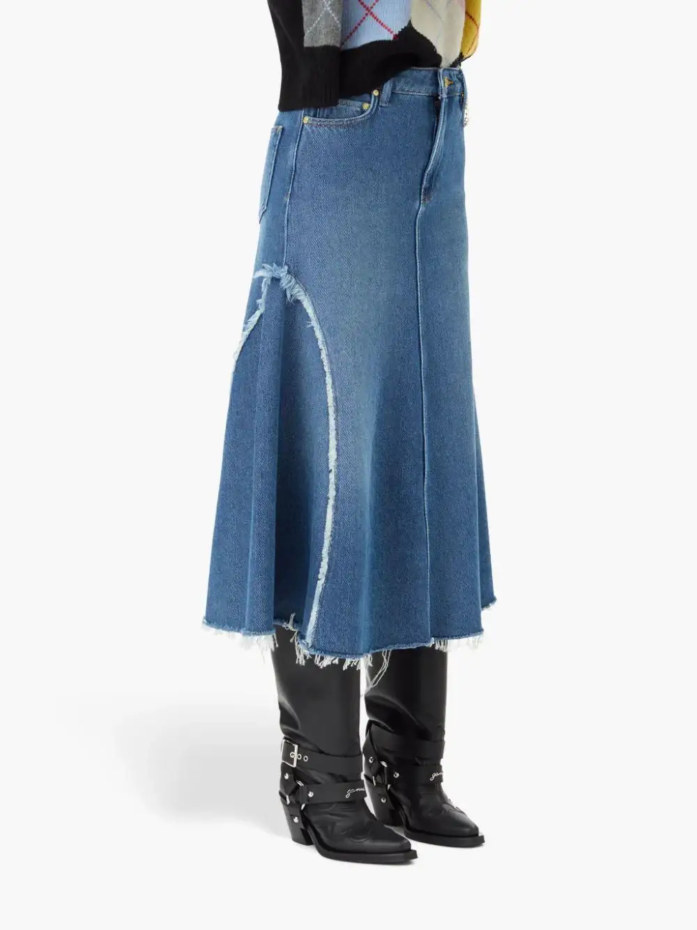 Falda Ganni Heavy Denim - Image 8