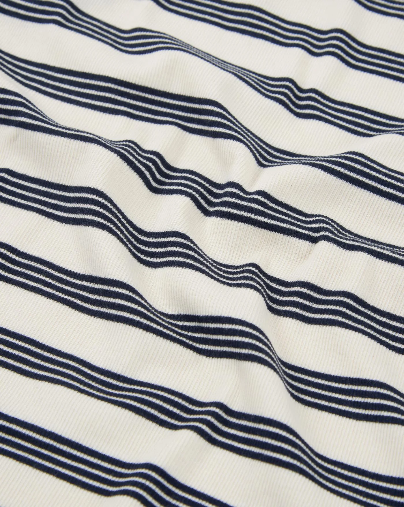 Top Ganni Striped Soft Cotton Rib Tank Top - Image 4