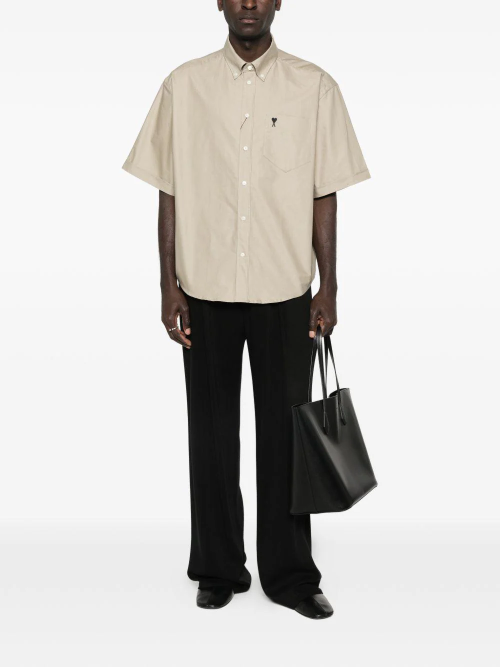 Camisa Ami Paris Boxy Shirt - Image 5