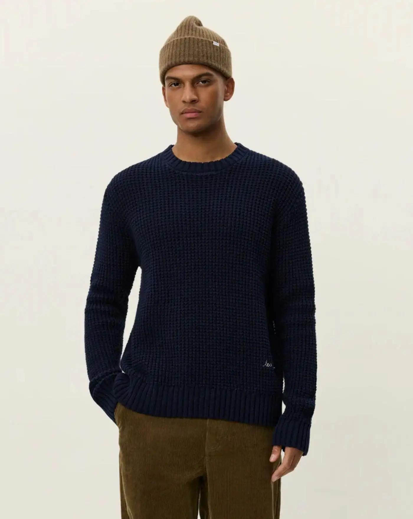 Jersey Les Deux Alvin Waffle Crewneck Knit - Image 3