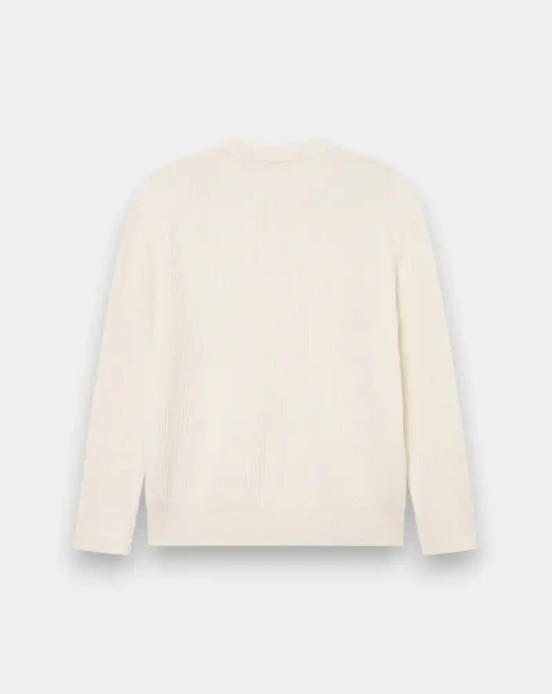 Jersey Les Deux Eddie Wool Rib Crewneck Knit - Image 2