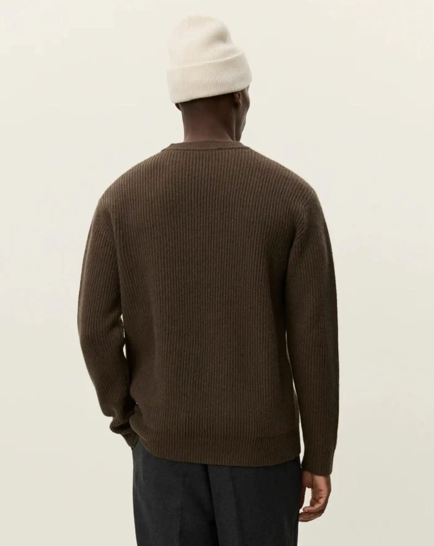 Jersey Les Deux Eddie Wool Rib Crewneck Knit - Image 4