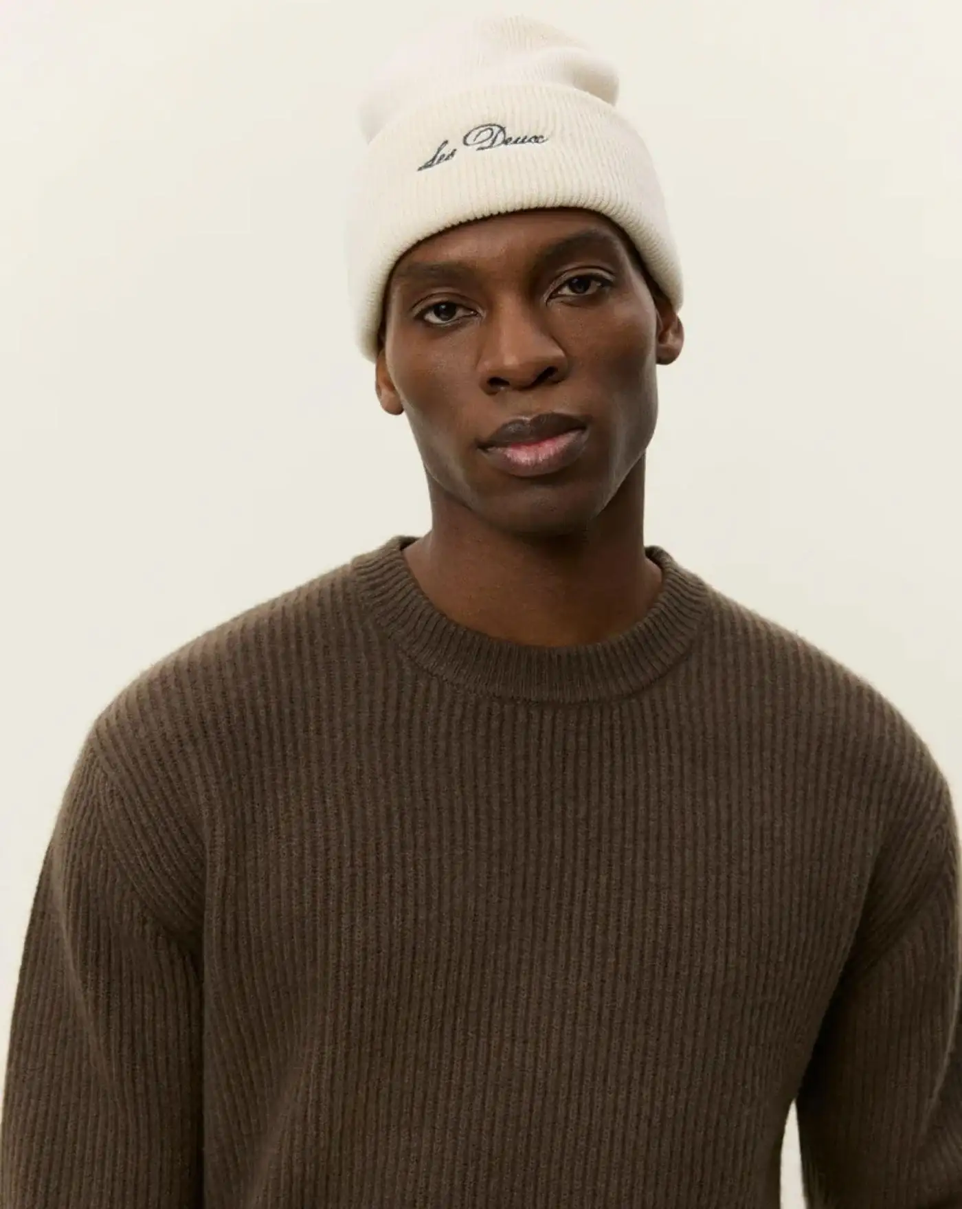 Jersey Les Deux Eddie Wool Rib Crewneck Knit - Image 5