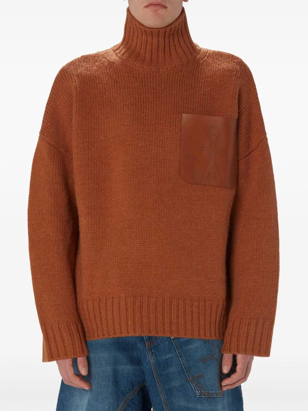 Jersey Jw Anderson Leather Patch Pocket Jumper - Image 4