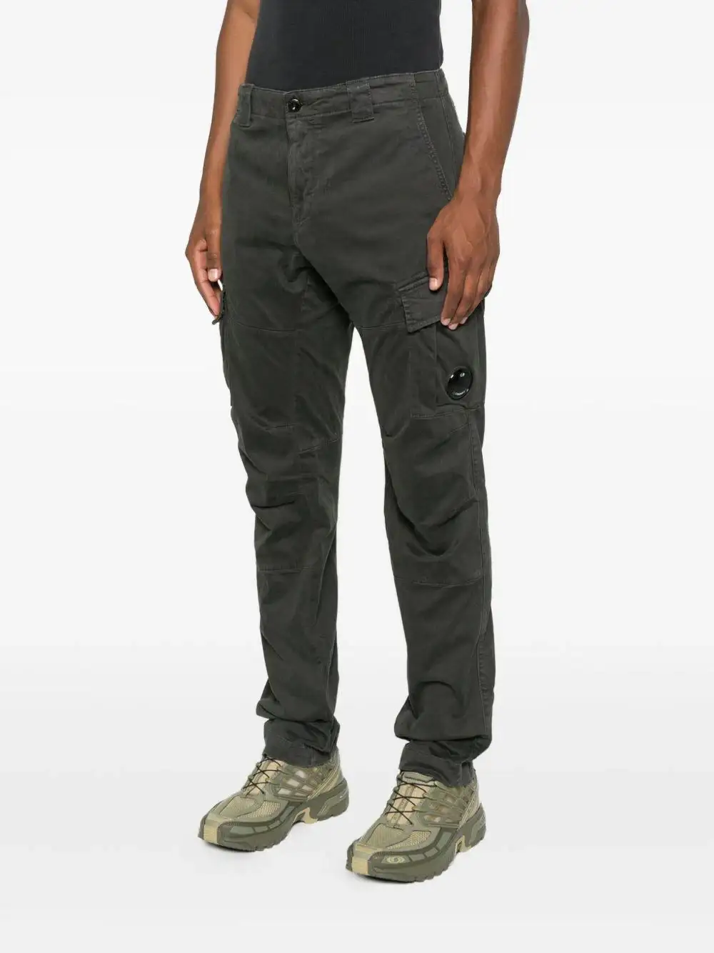Pantalon C.P. Company Cargo Pant in Stretch Satin - Image 2