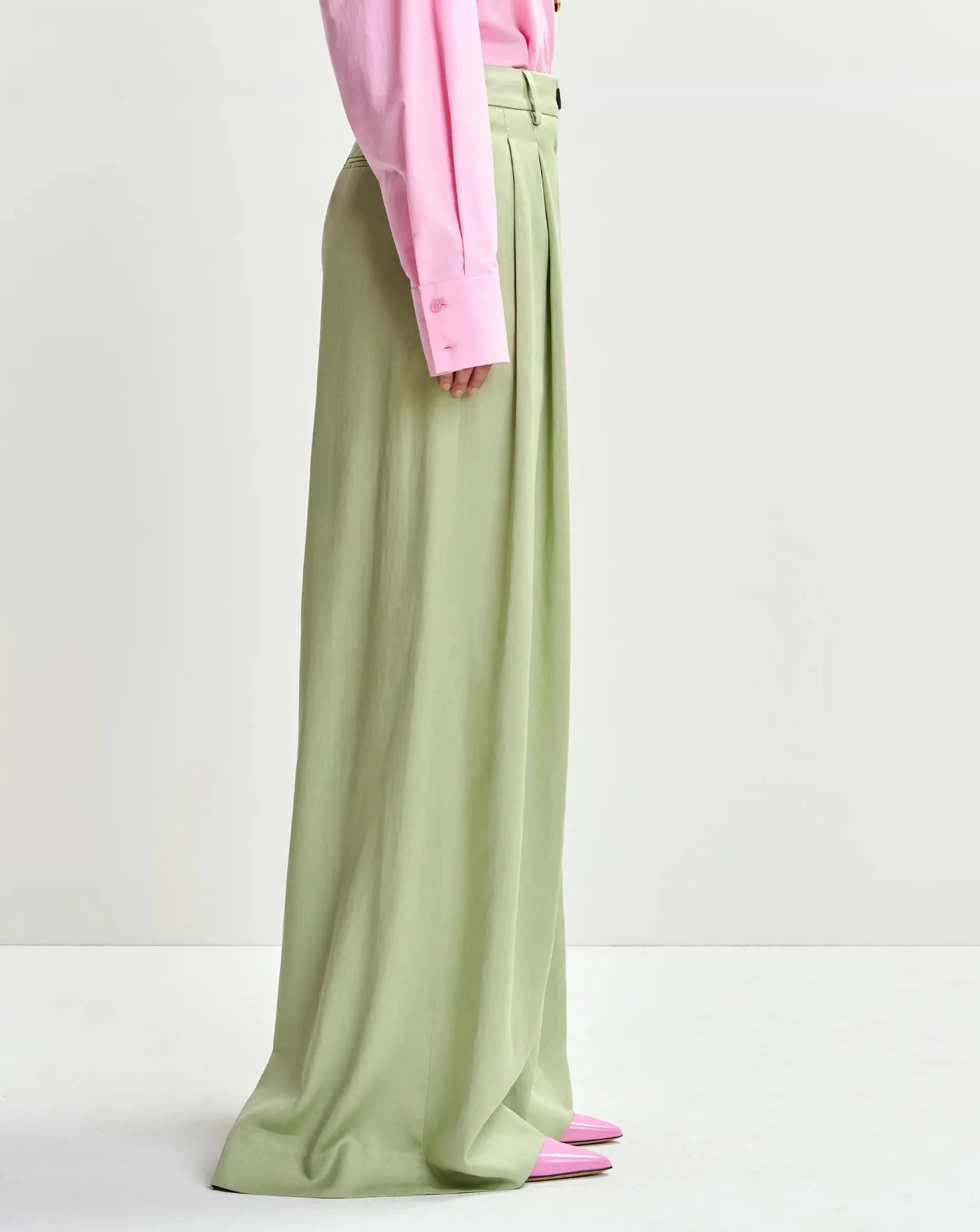 Pantalon Essentiel Antwerp Justicia Wide Leg Pants - Image 5
