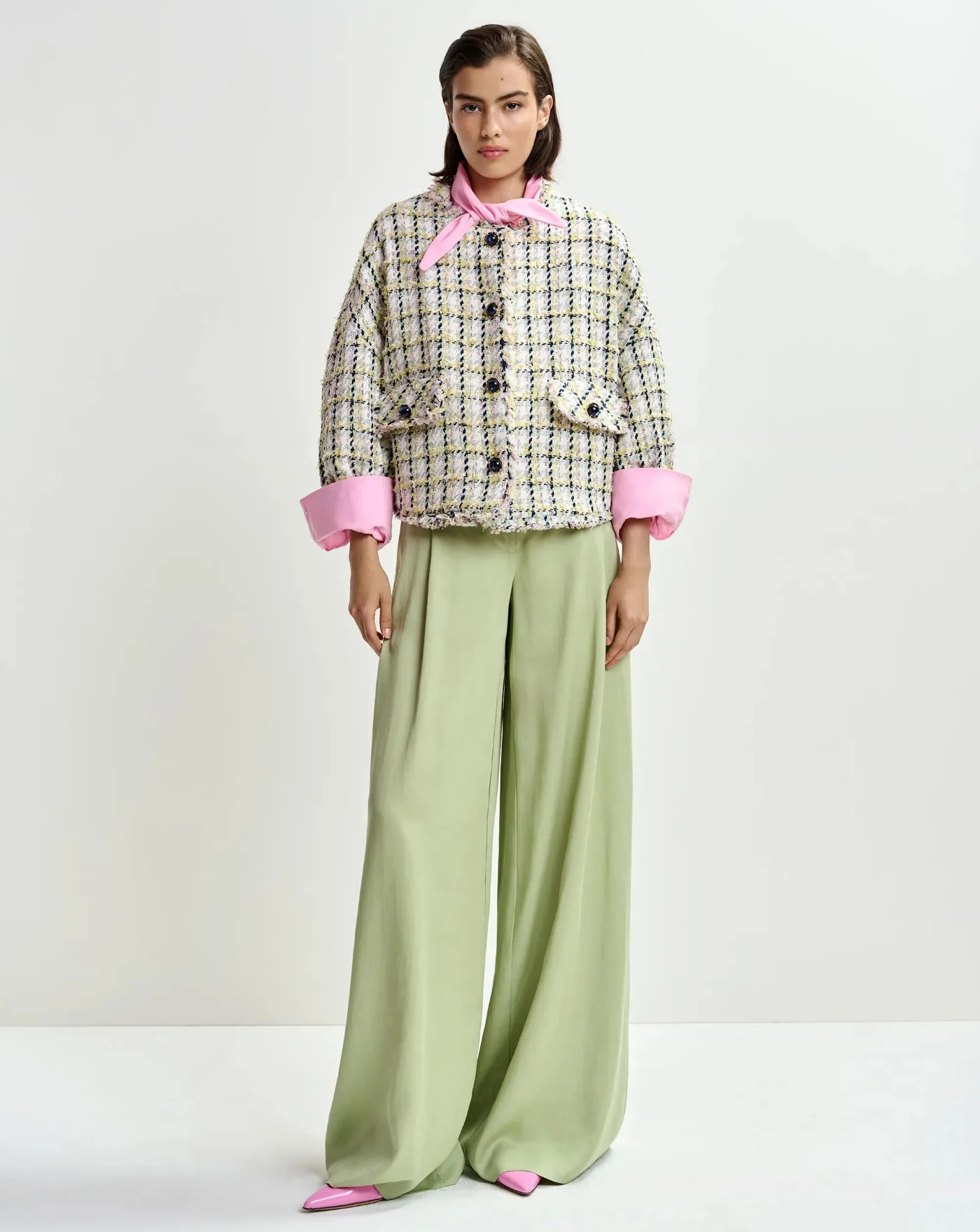 Pantalon Essentiel Antwerp Justicia Wide Leg Pants - Image 6