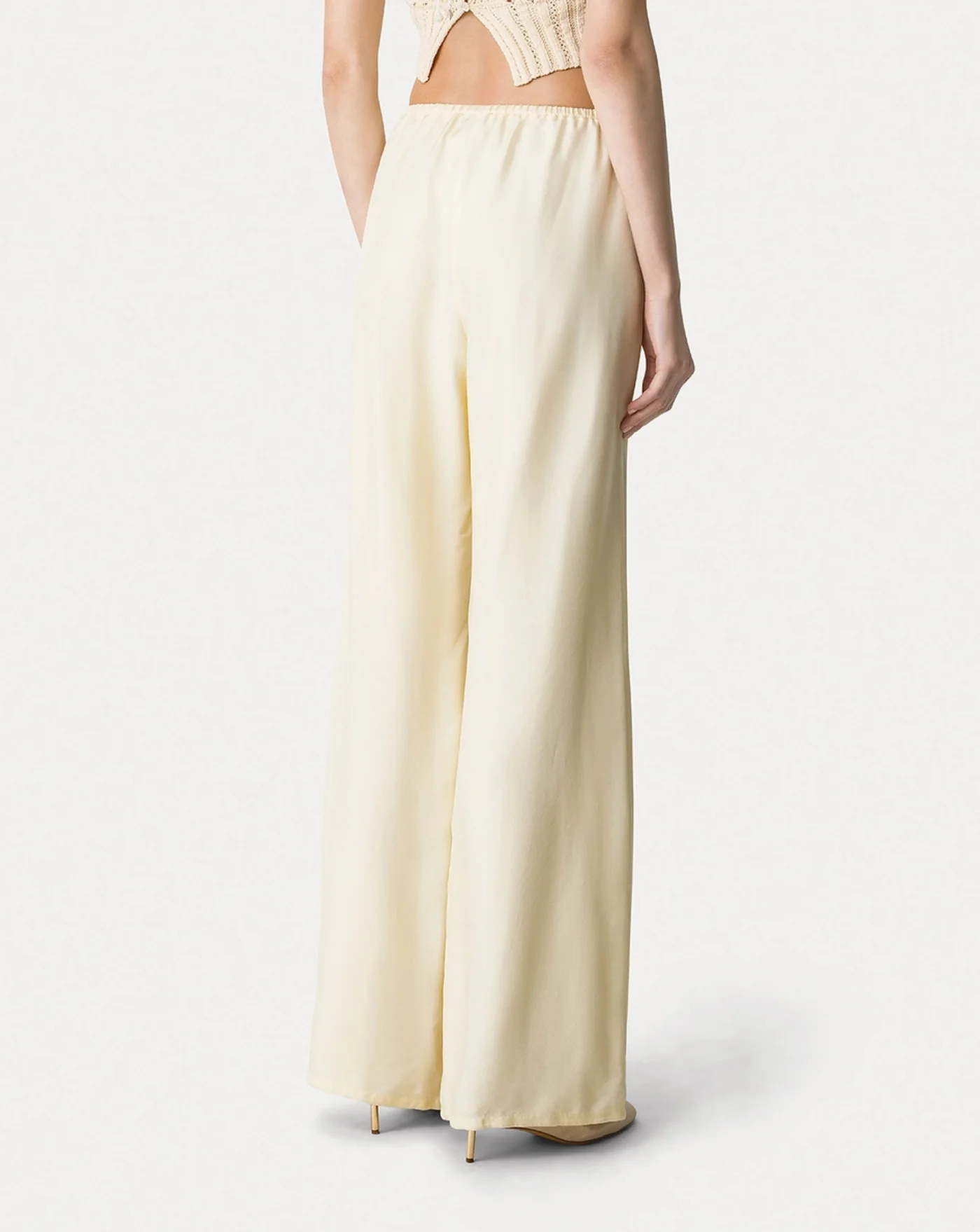 Pantalon Forte Forte Viscose Twill Drawstring Trousers - Image 3
