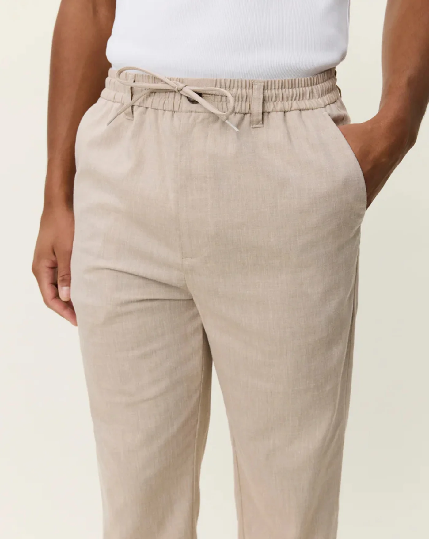 Pantalon Les Deux Como Tapered Slub Pants - Image 5