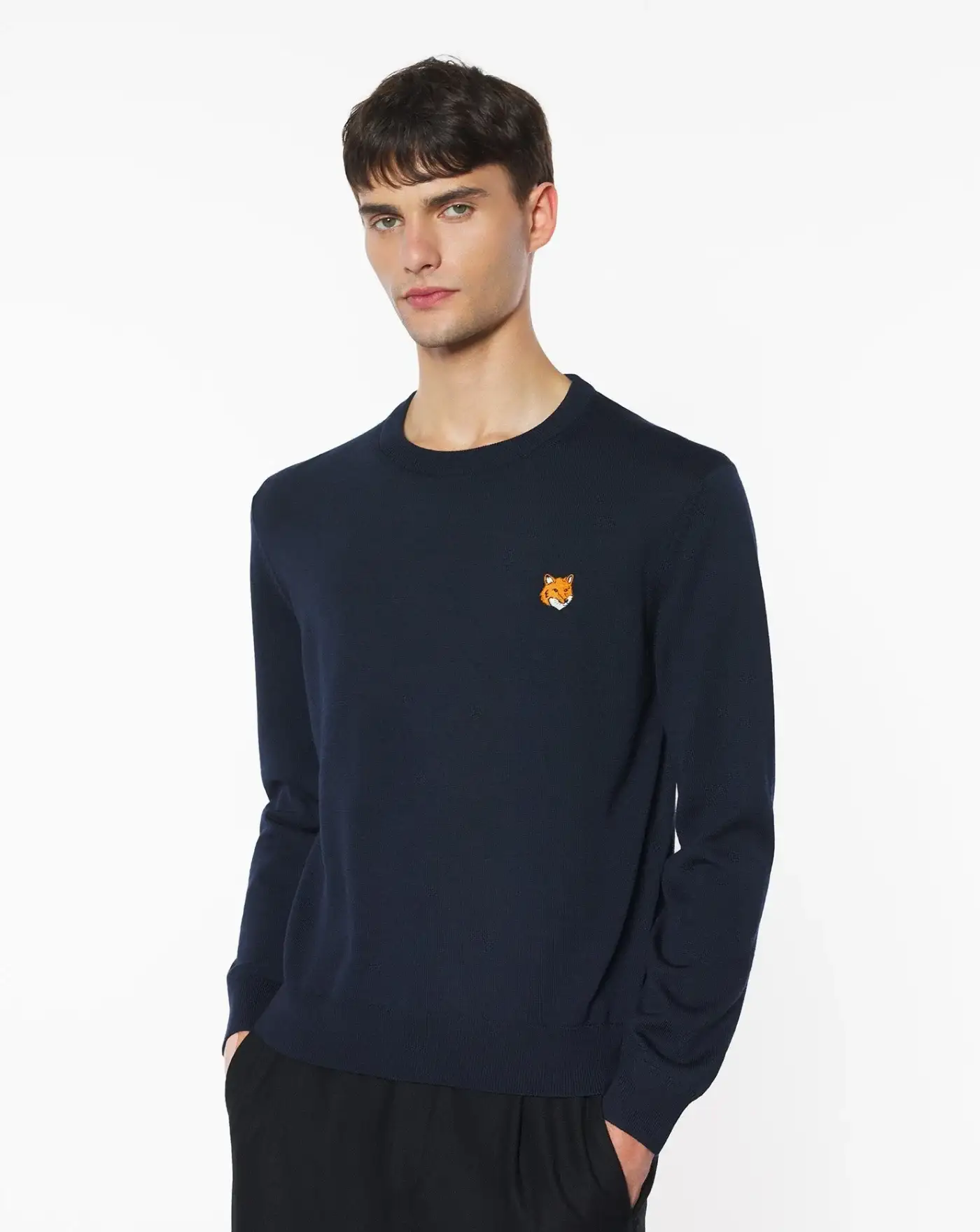 Jersey Maison Kitsune Fox Head Merino - Image 3