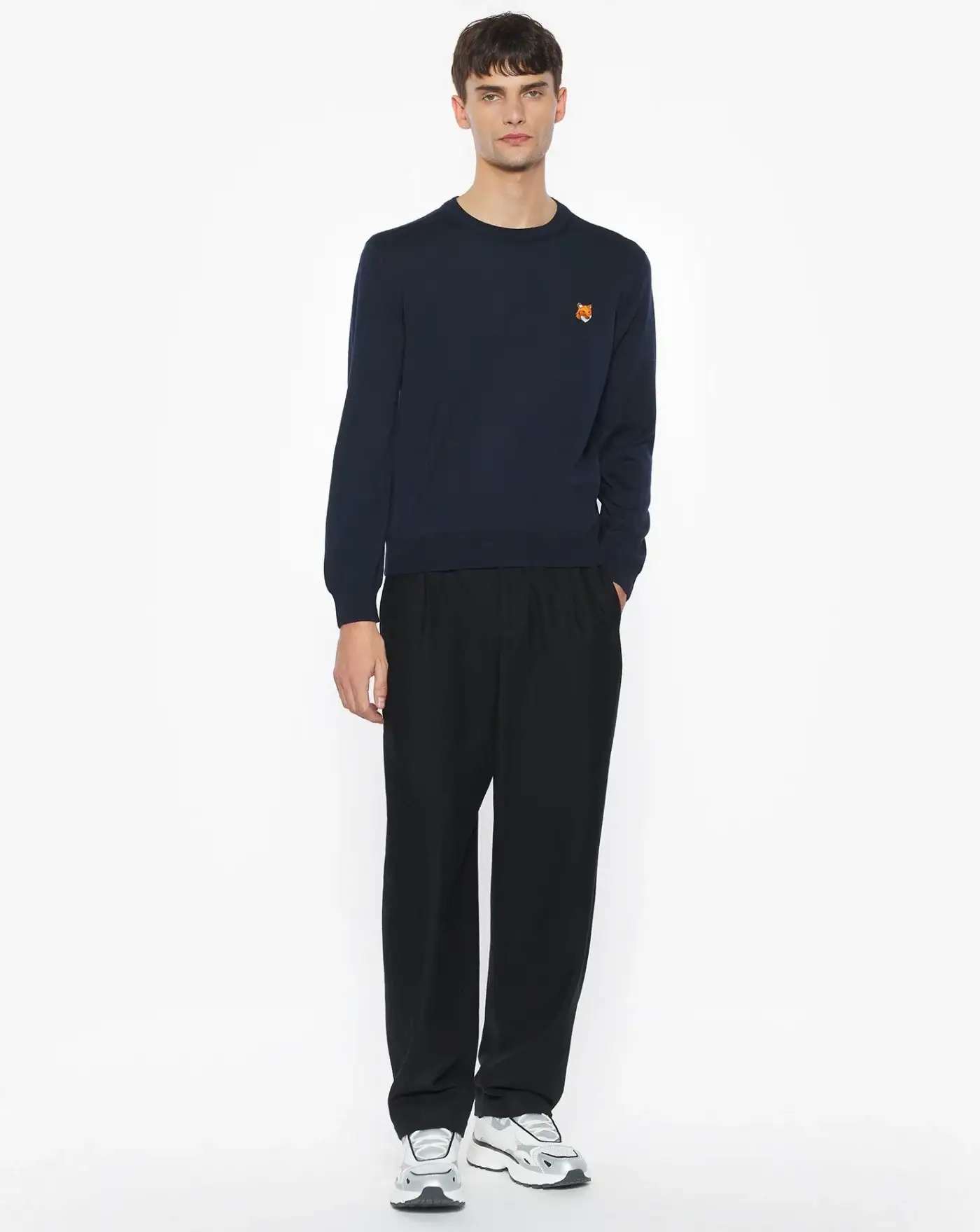 Jersey Maison Kitsune Fox Head Merino - Image 4