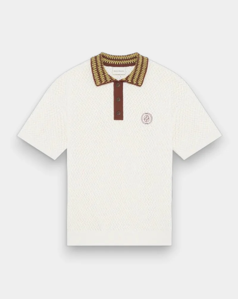 Polo Drole de Monsieur Maille Ajouré D Miroir