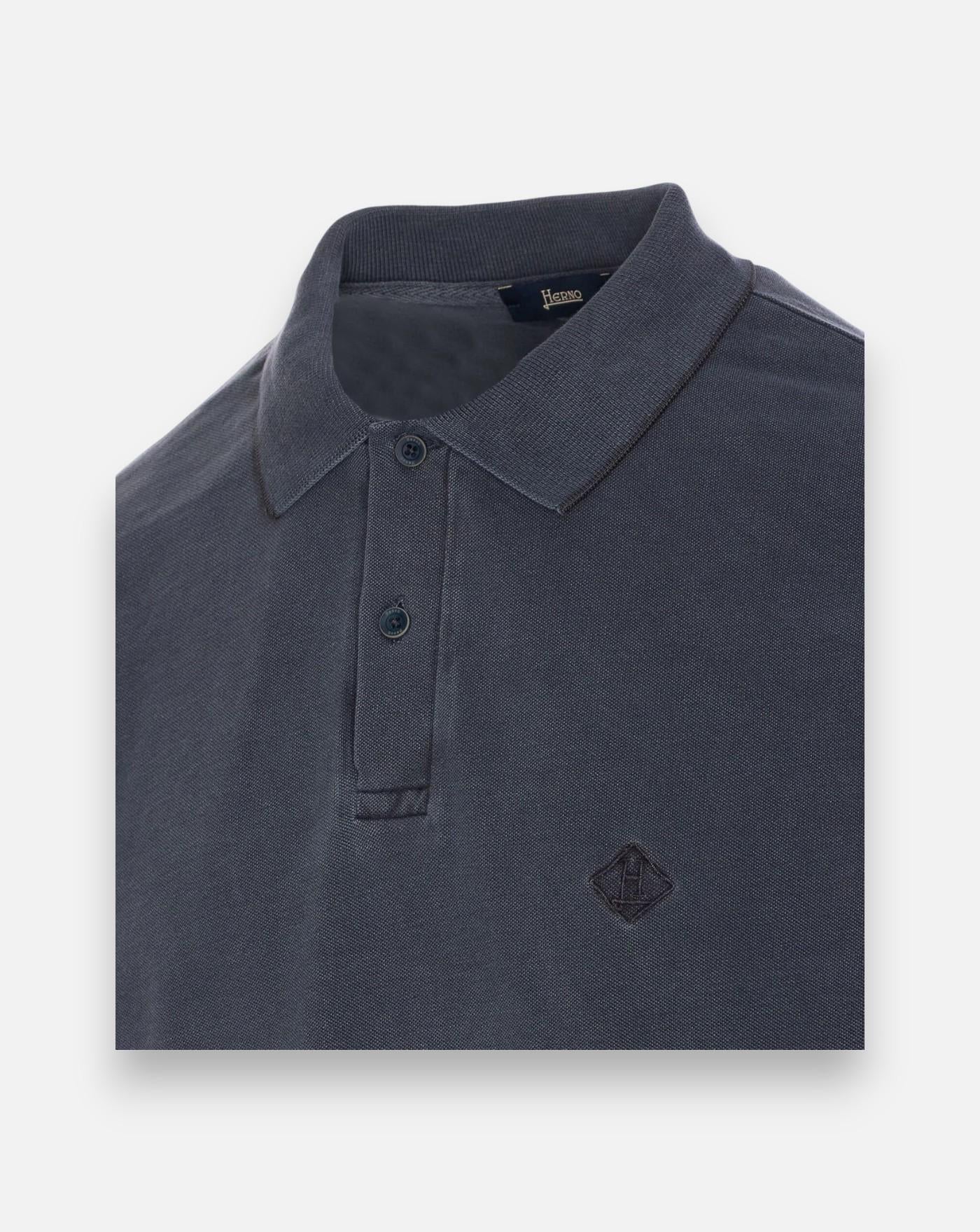 Polo Herno Knitted Polo Shirt - Image 3